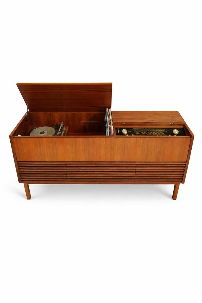 Platenspeler kast, vinyl, muziekkast, dressoir, Gebruikt, Platenspeler, Hoofdstraat 70 Terborg, Devintagerie