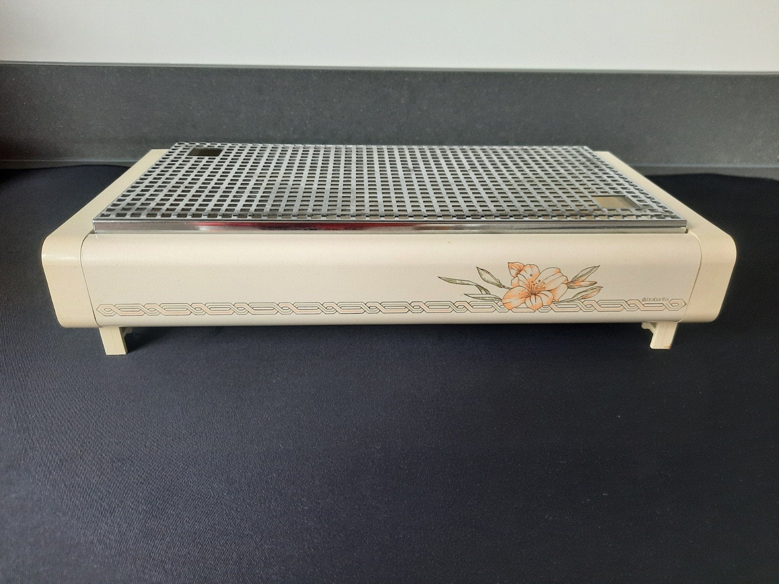 Rechaud / Warmhoudplaat - Waxinelichtjes - 33,5x18x5,5 cm, Beige, Overige typen, Ophalen of Verzenden, Zo goed als nieuw