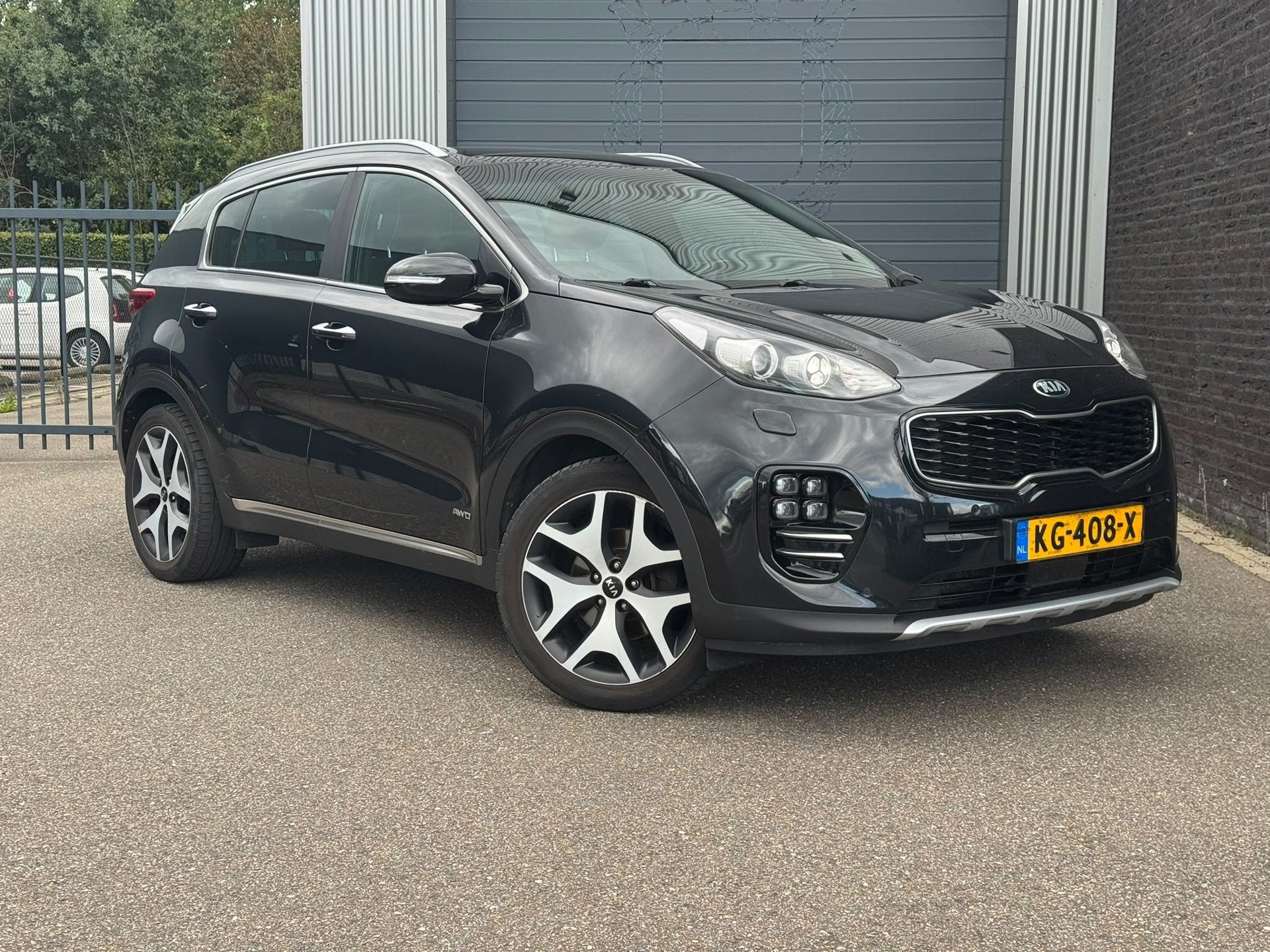 Kia Sportage 1.6 T-GDI 4WD GT-Line PlusLine Nap|Ecc|Camera, Auto's, Gebruikt, 4 cilinders, Zwart, Bedrijf