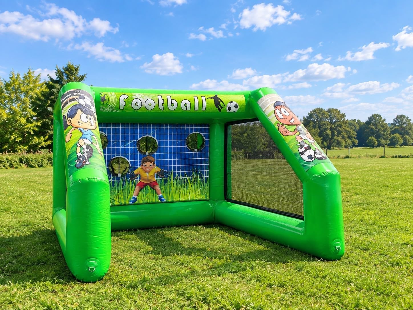 Voetbal shootout met targets te huur, Ophalen, Zo goed als nieuw