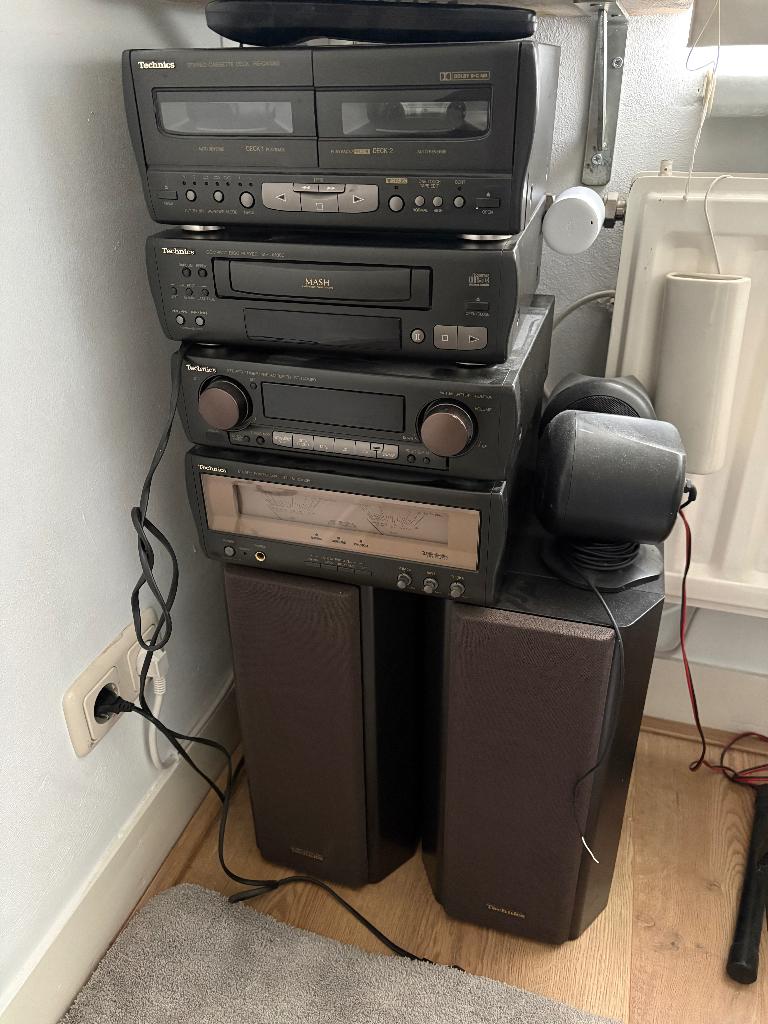 Technics SE-CA1060 HiFi Stereo System met luidsprekers, Ophalen, Gebruikt, Losse componenten, Tuner of Radio