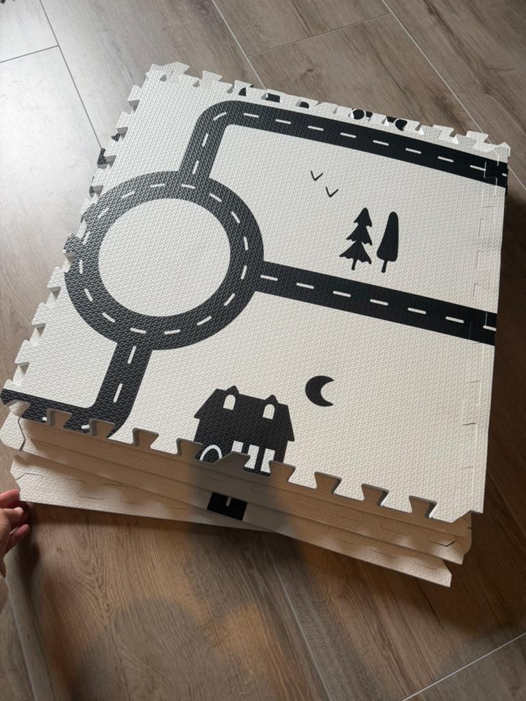Puck Playmat Road - Sandy Black, Verzenden, Zo goed als nieuw