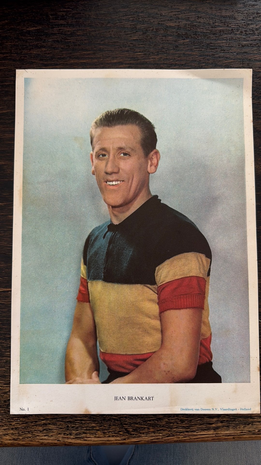 Fotokaart Jean Brankart Drukkerij van Dooren, Ophalen of Verzenden, Gebruikt, Buitenlandse clubs
