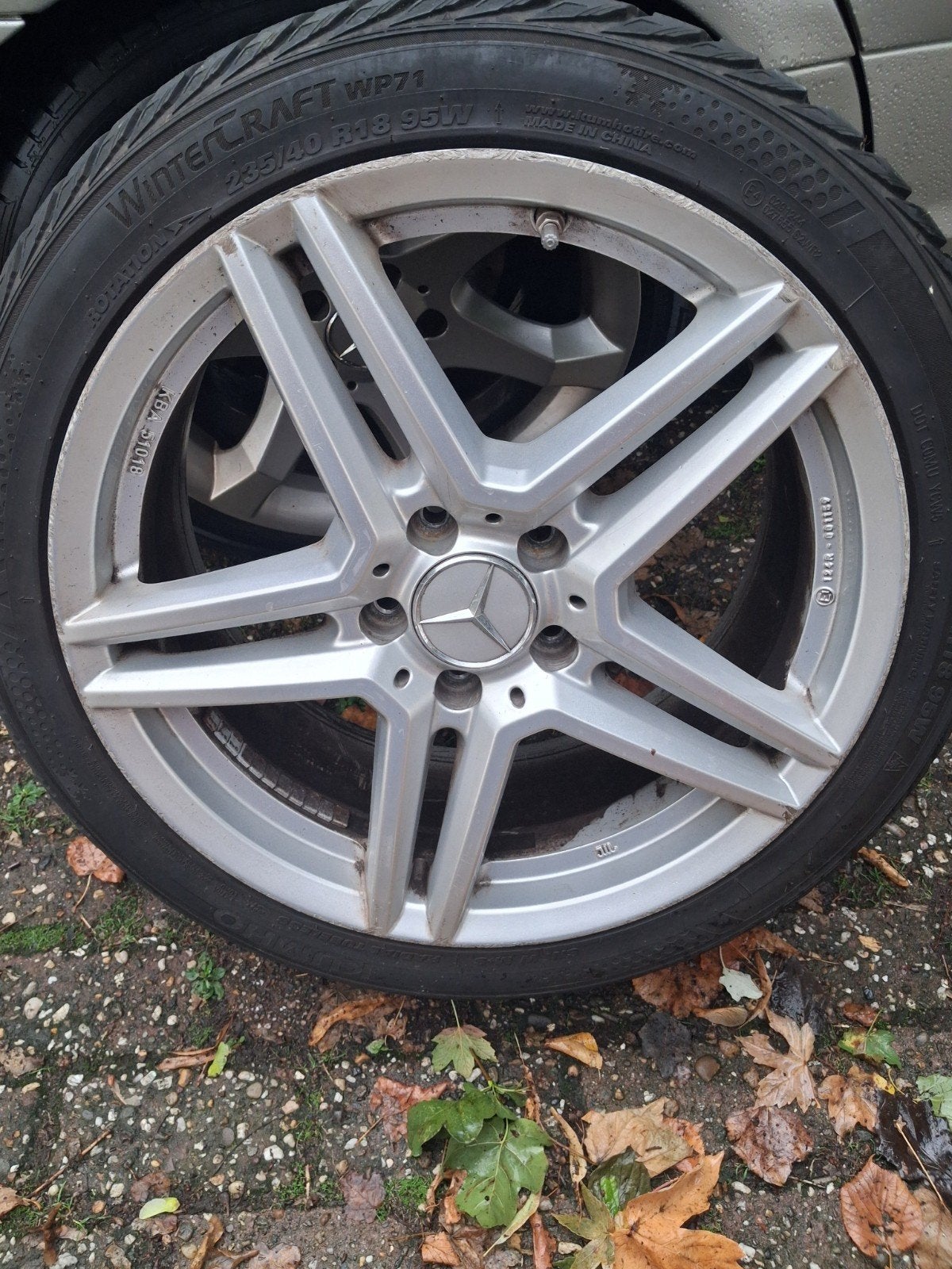 W203 Winterbanden 18 Inch C Klasse, Ophalen