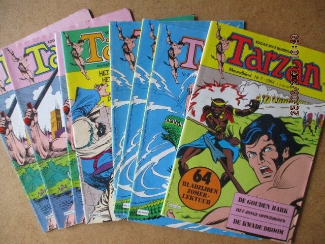 adv4585 tarzan maandblad, Eén comic, Ophalen, Gelezen, Overige gebieden