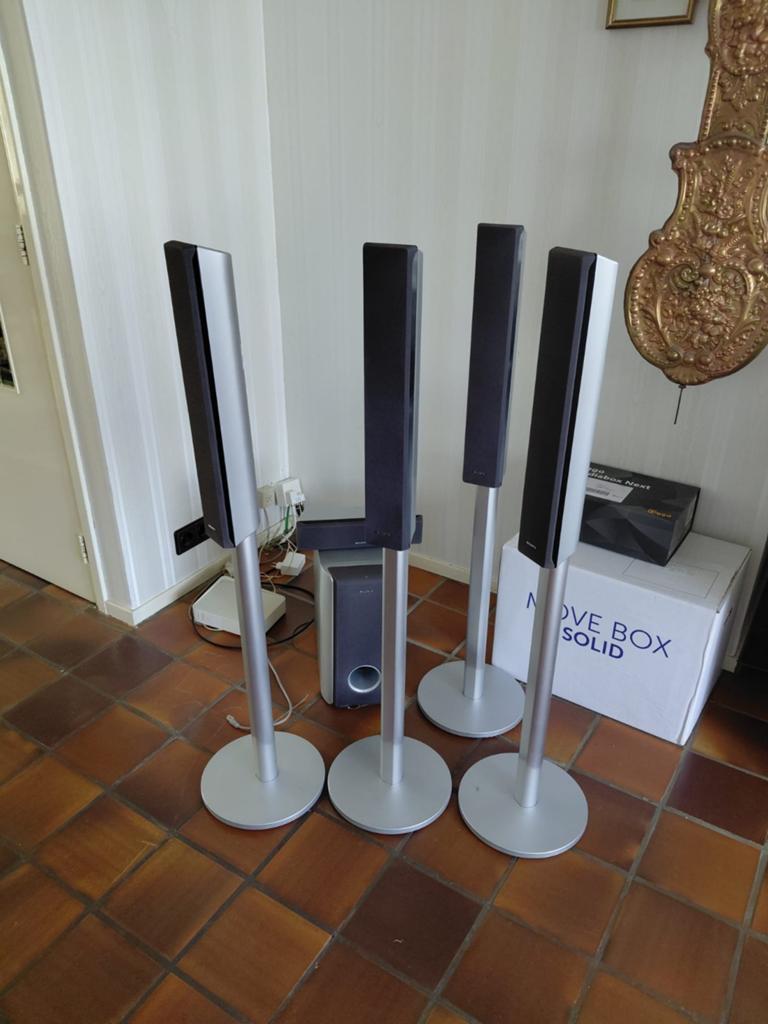Sony Home Cinema Set met 4 zuilspeakers en subwoofer, Audio, Tv en Foto, Home Cinema-sets, 70 watt of meer, Ophalen of Verzenden