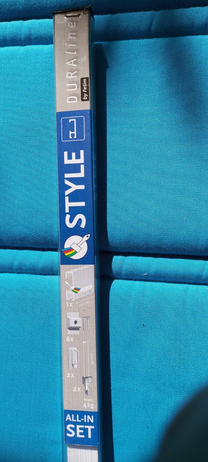 DURALINE Style ALL-IN SET ophang rail 200cm, Ophalen, Nieuw