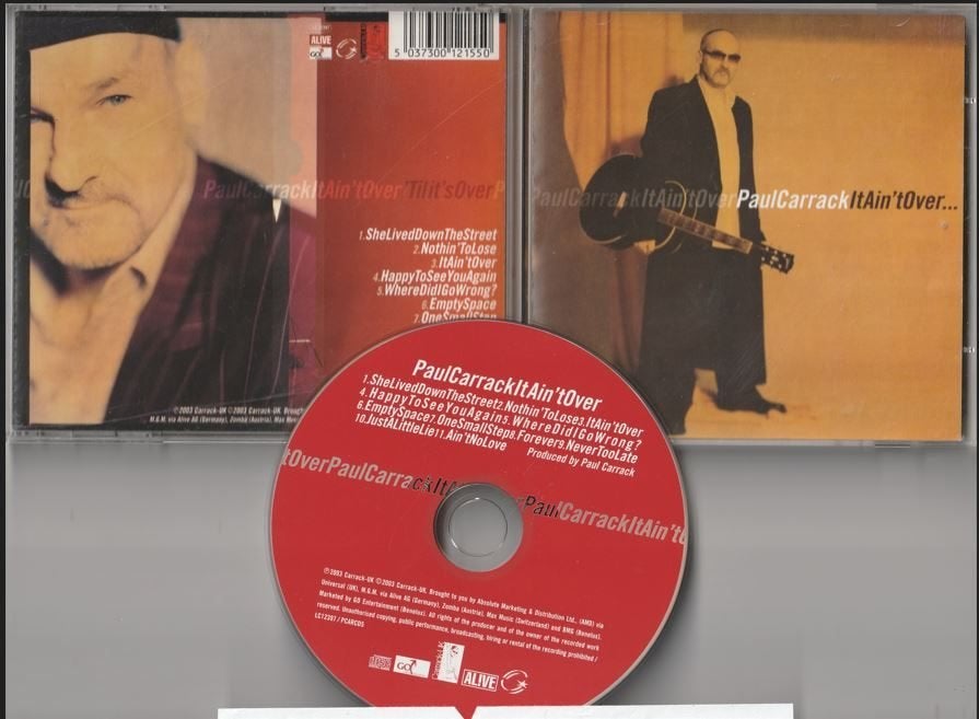 Paul Carrack - It Ain't Over, Ophalen of Verzenden, Gebruikt, Poprock