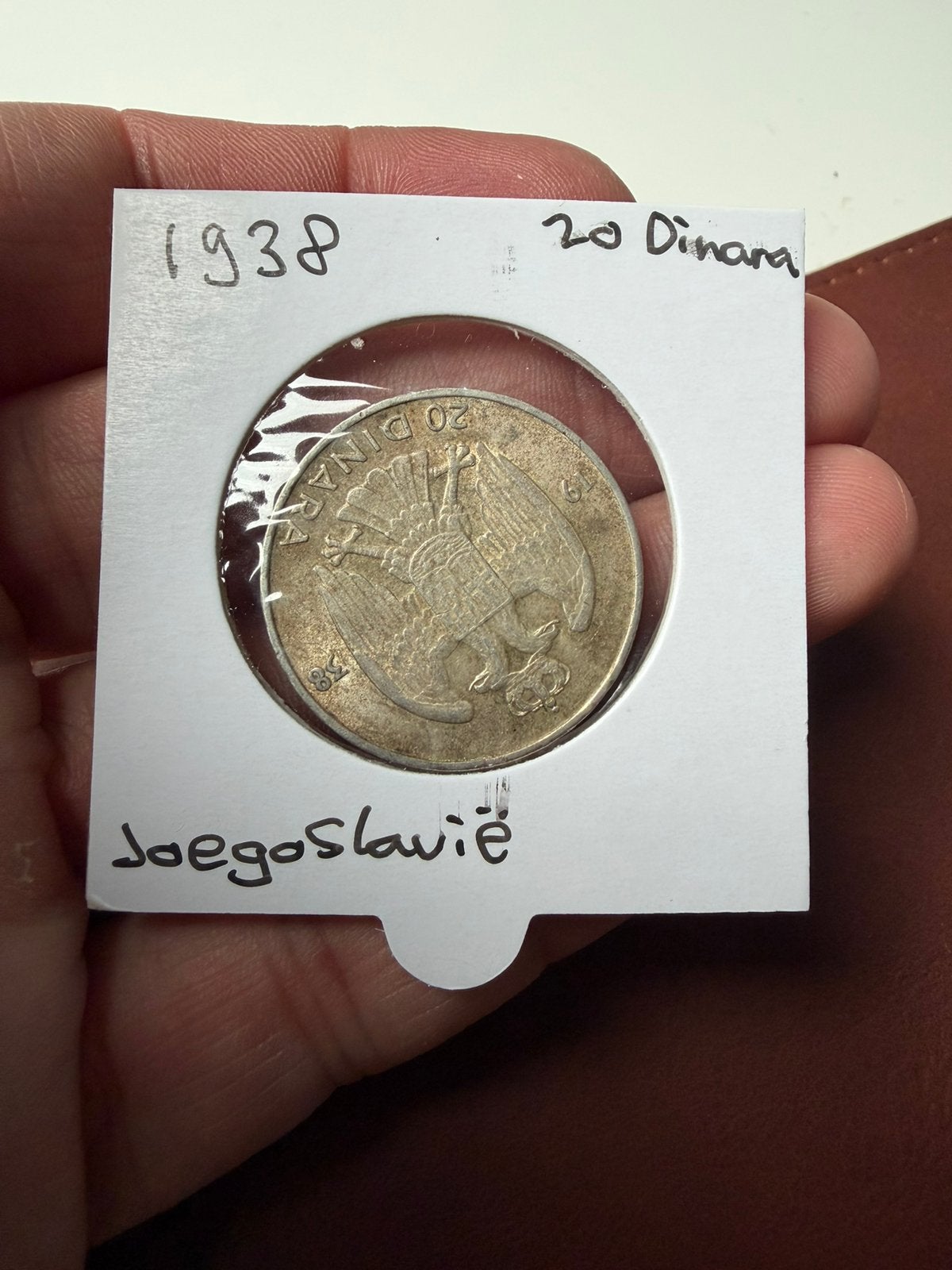 Joegoslavië 20 Dinara 1938 (zilver), Verzenden, Joegoslavië, Zilver