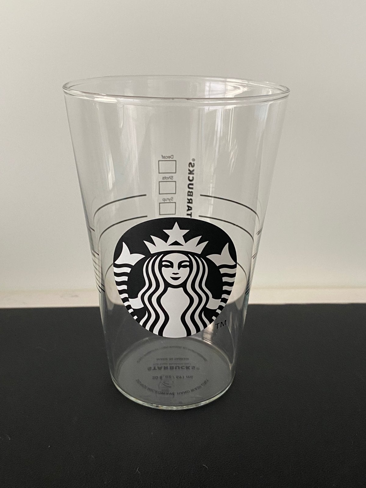 Starbucks Reusable Glass Cold Cup 20oz / 591ml, Verzenden, Zo goed als nieuw, Waterglas