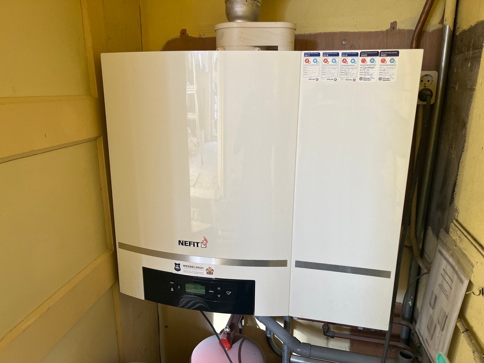 Nefit Topline Aquapower HRC 45 CW6 cv-combi ketel, Ophalen, Gebruikt, Hoog rendement (Hr), Cv-ketel of Combi-ketel