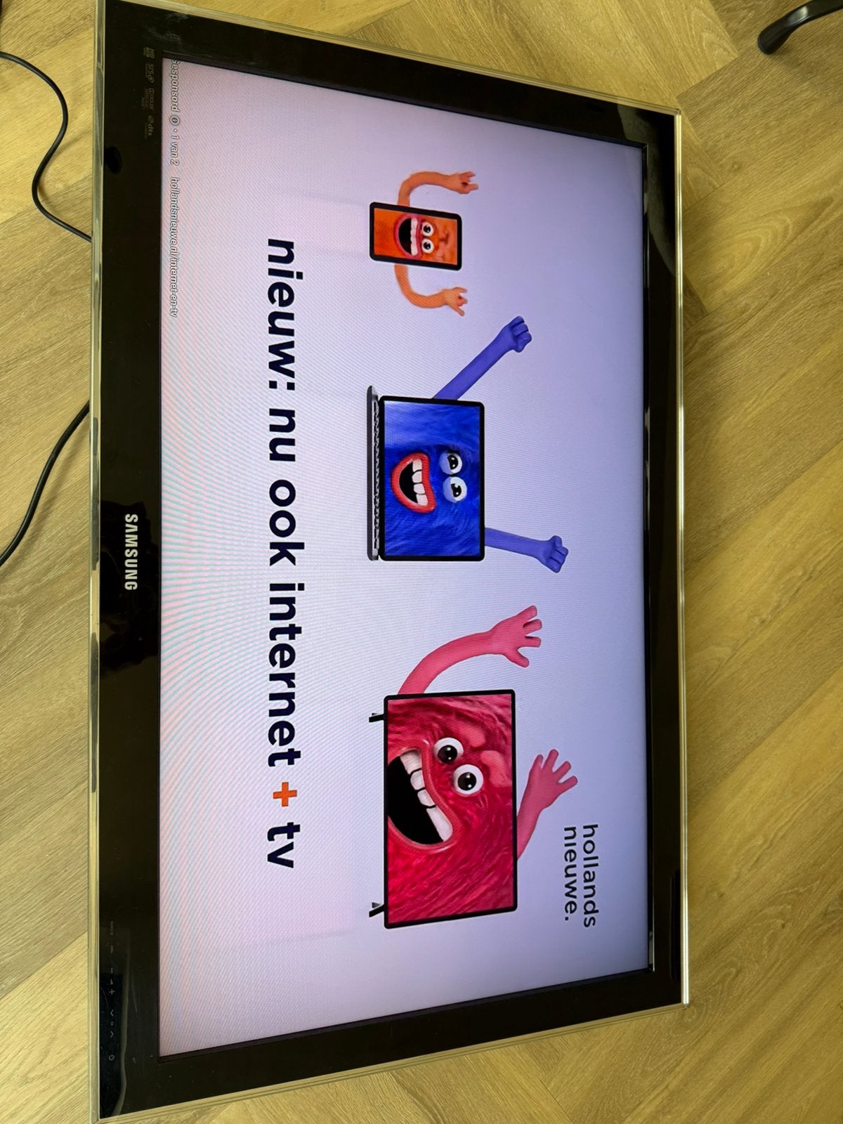 Samsung LE40C750R2W, Ophalen, Gebruikt, 50 Hz, LCD