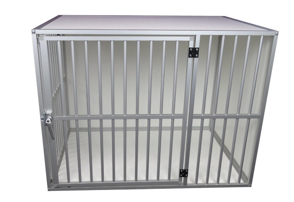 Hundos Pro Aluminium Hondenbench XL 120x81x91 cm + Drinkbak, Ophalen, Gebruikt