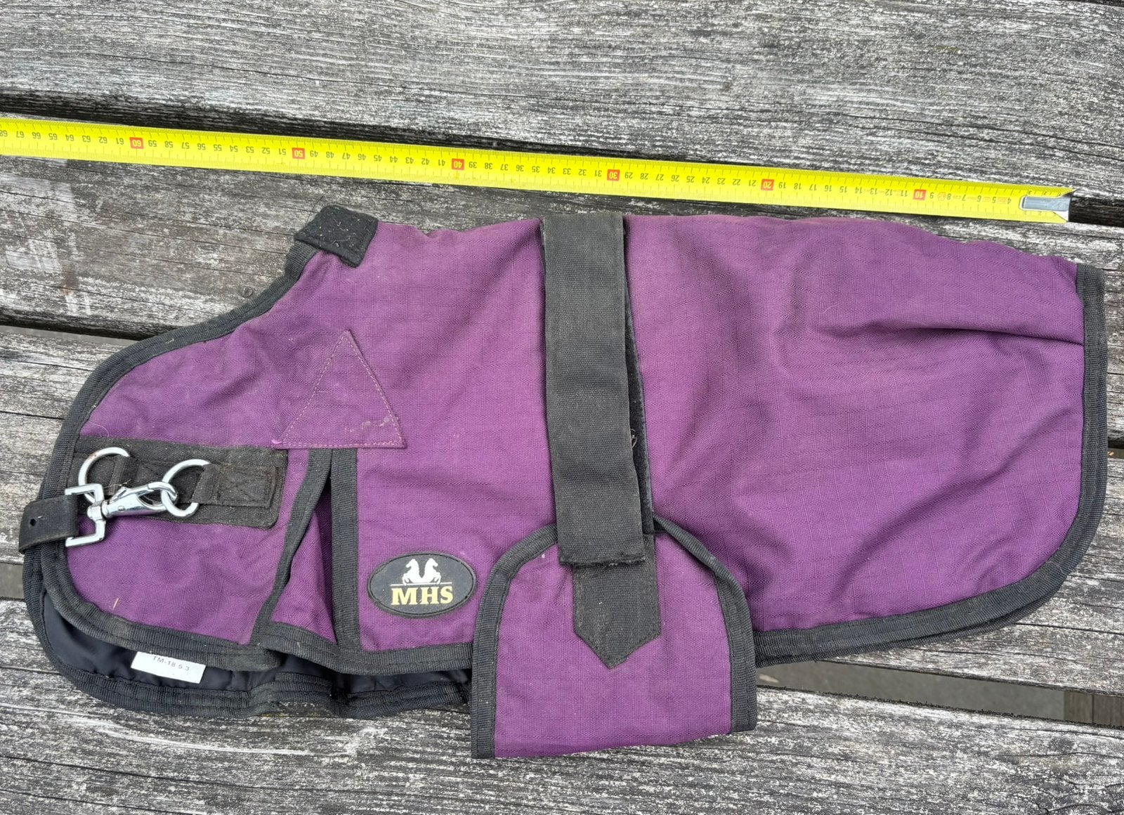 MHS deken veulen mini shet 50-60, Dieren en Toebehoren, 100 g, Shetlander/Mini, Ophalen of Verzenden, Staldeken