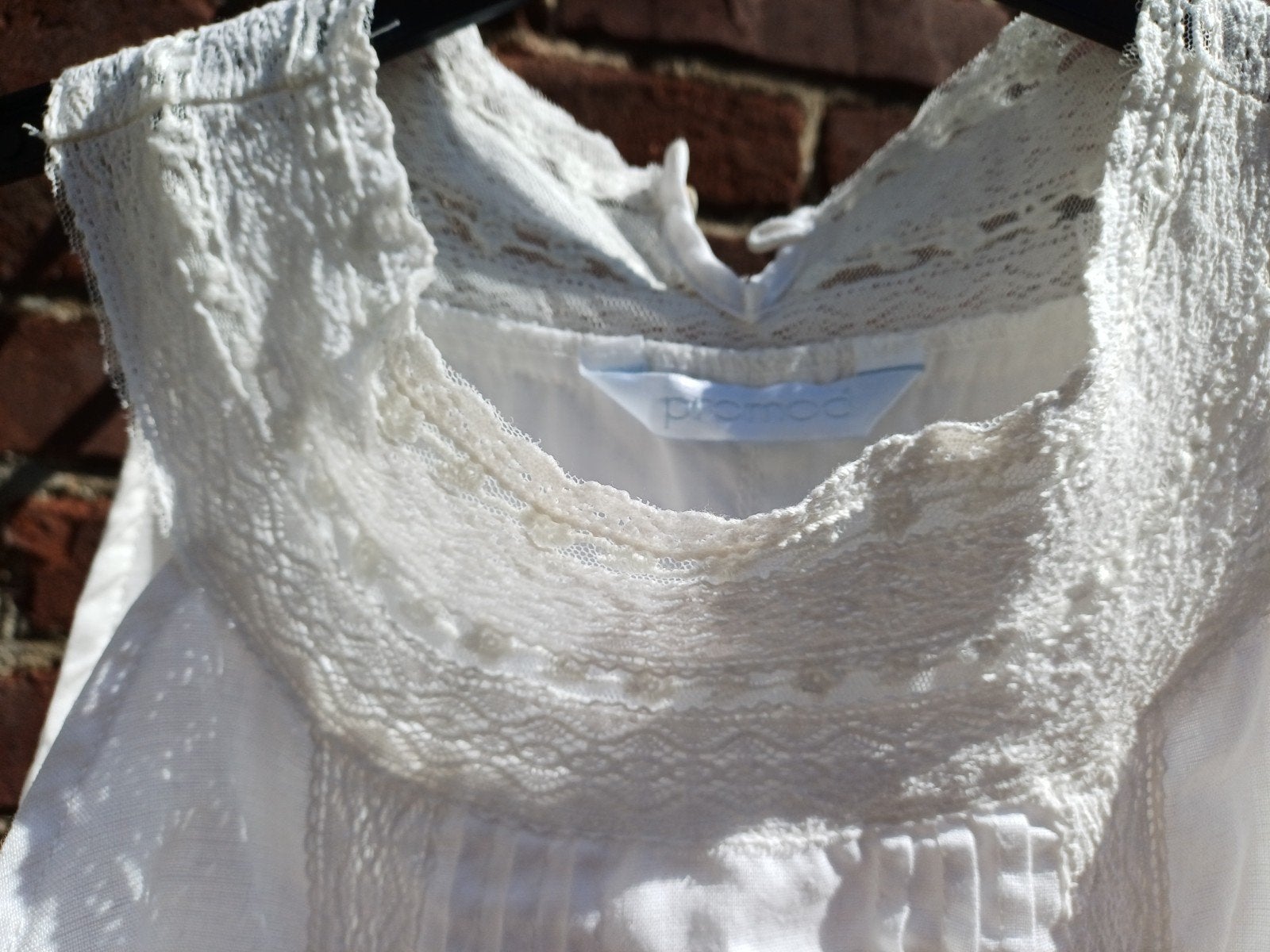 Mooie witte jurk Promod maat 36, Kleding | Dames, Wit, Maat 36 (S), Gedragen, Promod