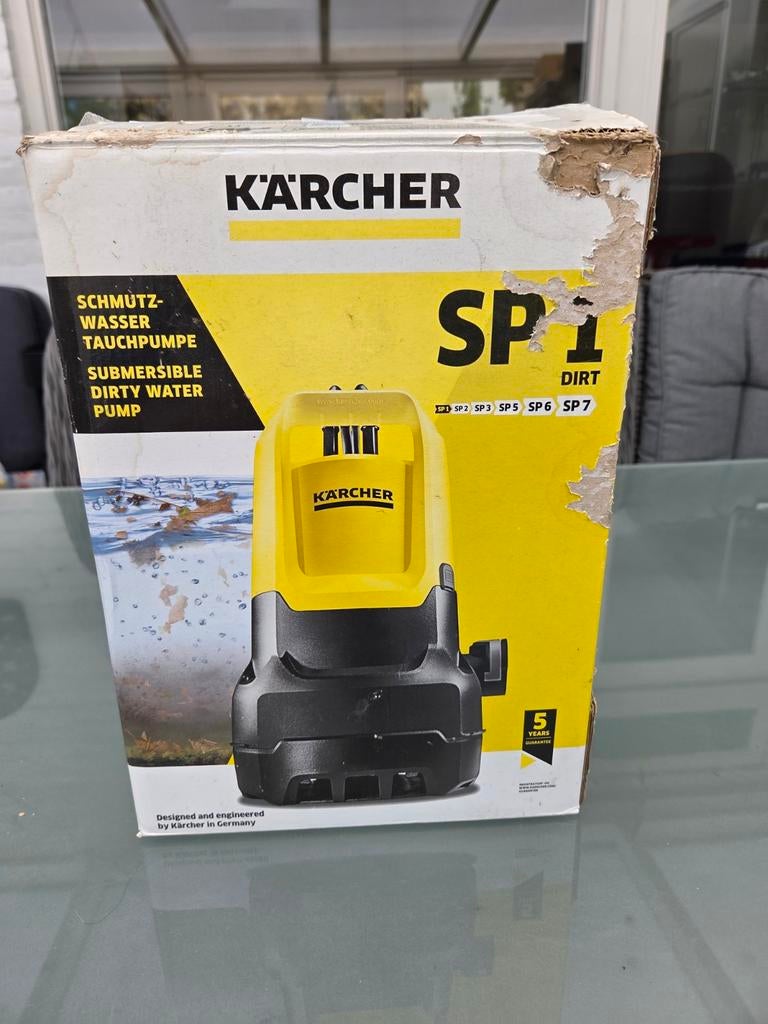 Kärcher SP 1 Dirt Dompelpomp - Vuilwaterpomp, Tuin en Terras, Ophalen of Verzenden, Nieuw, Elektrisch, Dompelpomp