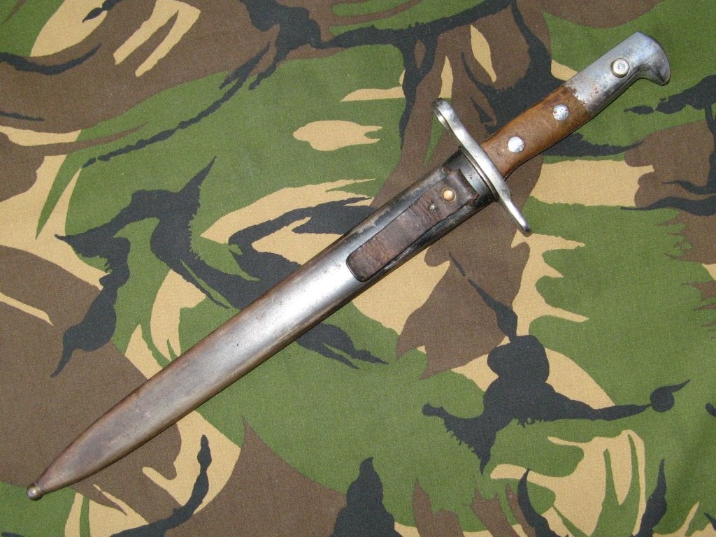 Bajonet M1918 Smit Ruben - Elsener Schwyz Army Combat, Verzamelen, Ophalen of Verzenden, Landmacht, Overige gebieden, Mes of Dolk