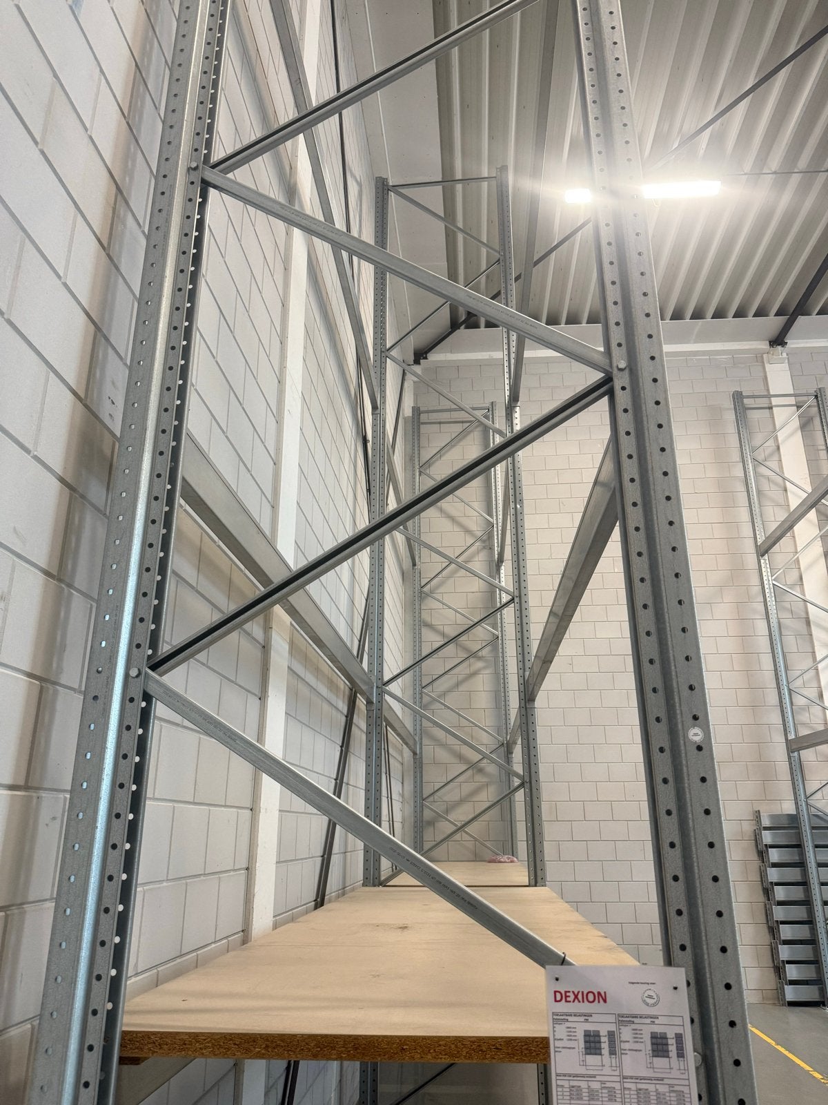 Dexion P90 Palletstelling 7x juk 20x ligger, Ophalen