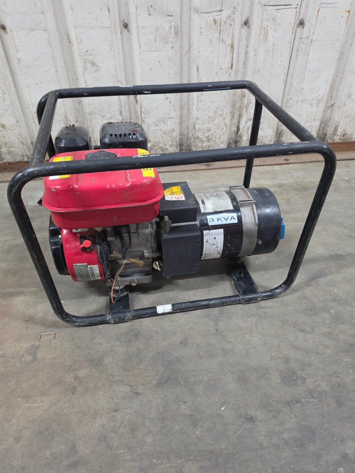 Genmac Click 3500R benzine aggregaat max 3.3kW, Ophalen, Gebruikt, 1800 rpm of meer