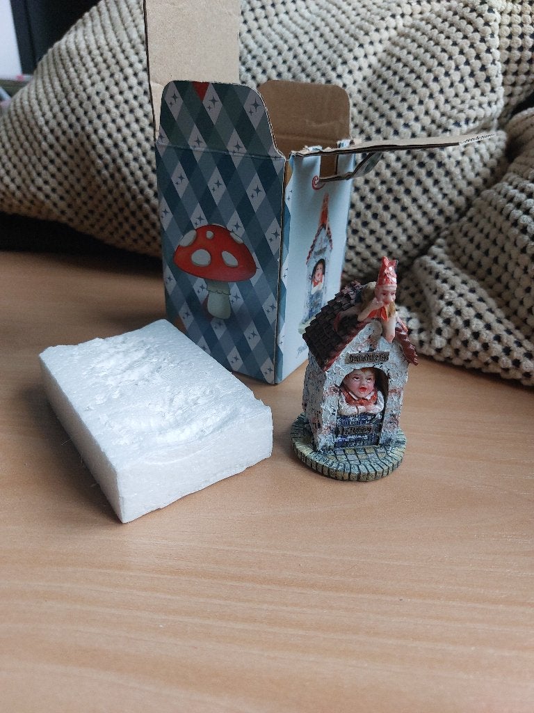 Efteling Miniatuur Beeldje – Holle Bolle Gijs (In Doos!), Ophalen of Verzenden, Gebruikt, Beeldje of Poppetje
