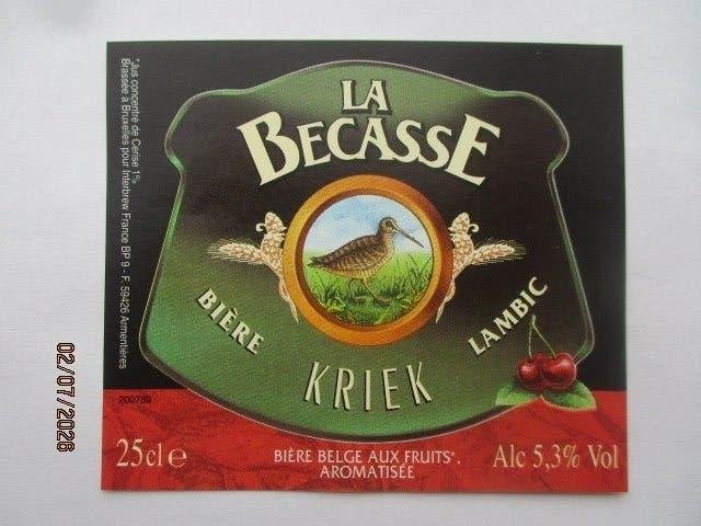bieretiket Belgie 5-7 (D26) belle vue, Verzamelen, Ophalen of Verzenden, Gebruikt, Overige typen, Overige merken
