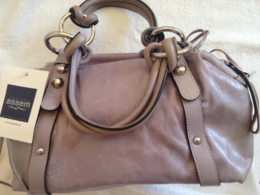 Coccinelle leren tas, lila (NNG/New), Verzenden, Nieuw, Paars, Handtas