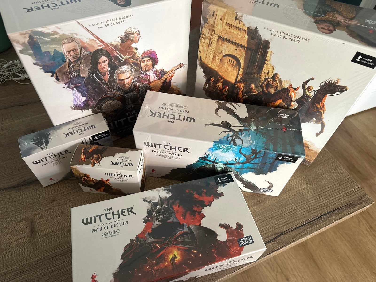 The Witcher: Path of Destiny Bordspel + Uitbreidingen, Een of twee spelers, Ophalen of Verzenden, Zo goed als nieuw