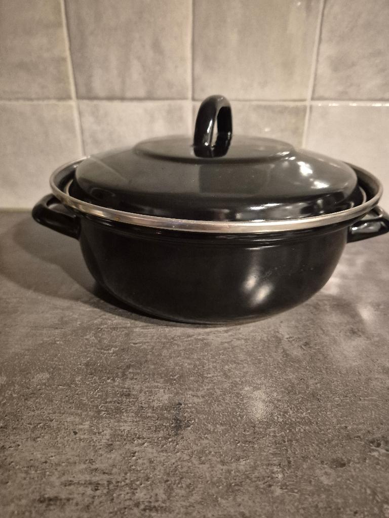 Jus pan, Ophalen of Verzenden, Zo goed als nieuw, Aluminium, Koekenpan of Braadpan