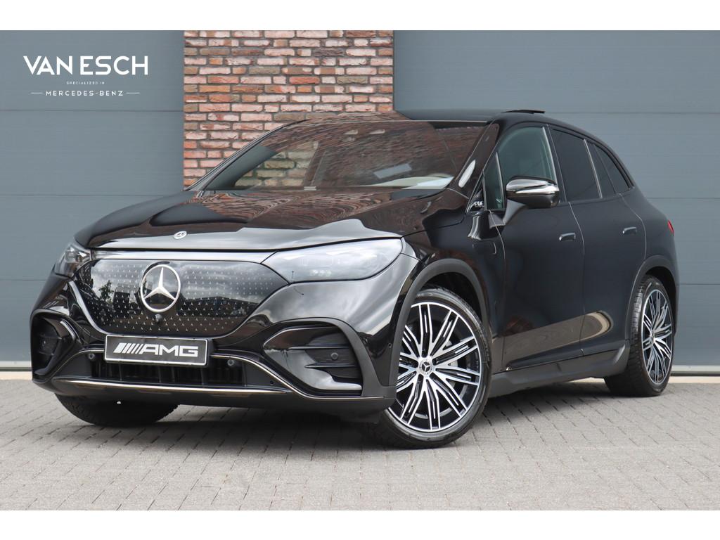 Mercedes-Benz EQE SUV 350+ AMG Line 96 kWh | Airmatic | Hype, Auto's, Mercedes-Benz, Achterwielaandrijving, Gebruikt, Zwart, Verblindingsvrij grootlicht