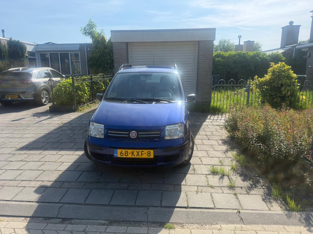 Fiat Panda 1.2 44KW 60PK 2010 Blauw, Auto's, Voorwielaandrijving, 1242 cc, Origineel Nederlands, Bedrijf