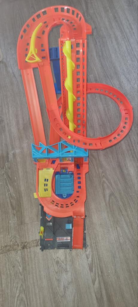 Hotwheels racebaan, Ophalen, Zo goed als nieuw, Handmatig, Hot Wheels