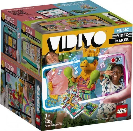 50% Korting op Lego VIDIYO 43105 Party Llama BeatBox, seald, Overige thema's, Lego, Nieuw, Ophalen of Verzenden