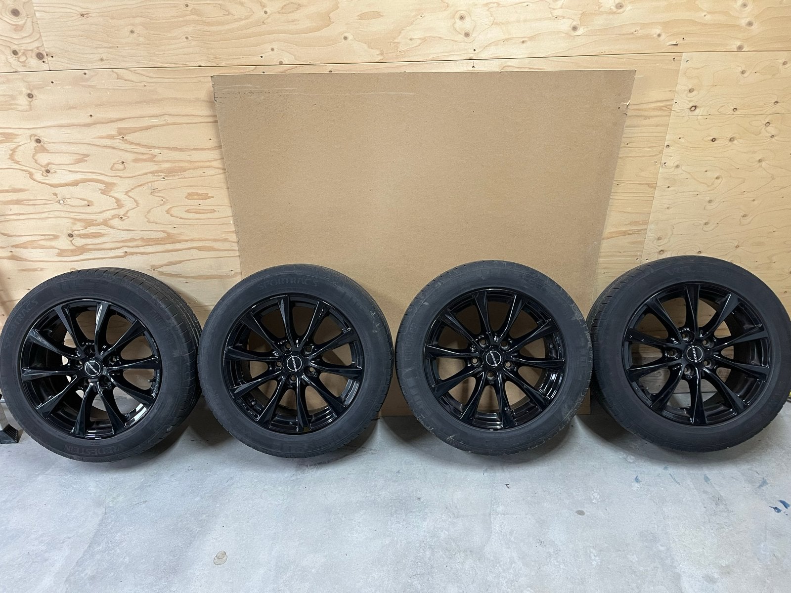 Borbet velgen met Vredestein Sportrac 5 zomerbanden, Auto-onderdelen, Banden en Velgen, Ophalen, Gebruikt, 16 inch, Banden en Velgen