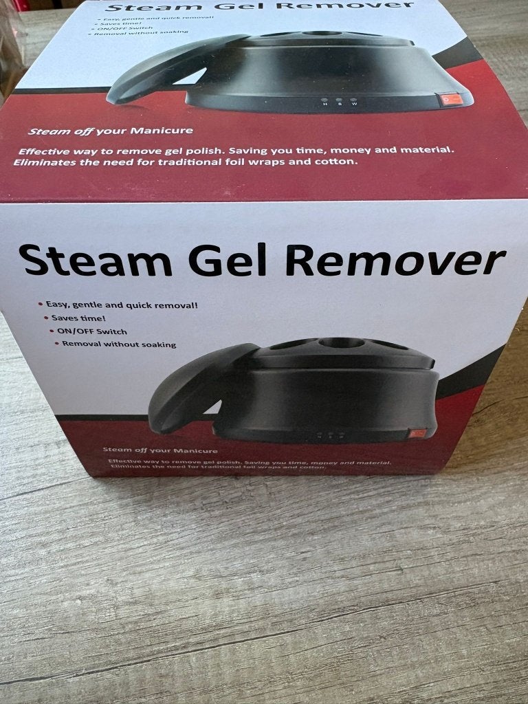 Steam Gel Remover - Gel Nagellak Verwijderaar, Steam Gel Remover, Zwart, Ophalen of Verzenden, Onbekend, raadpleeg de verpakking voor details