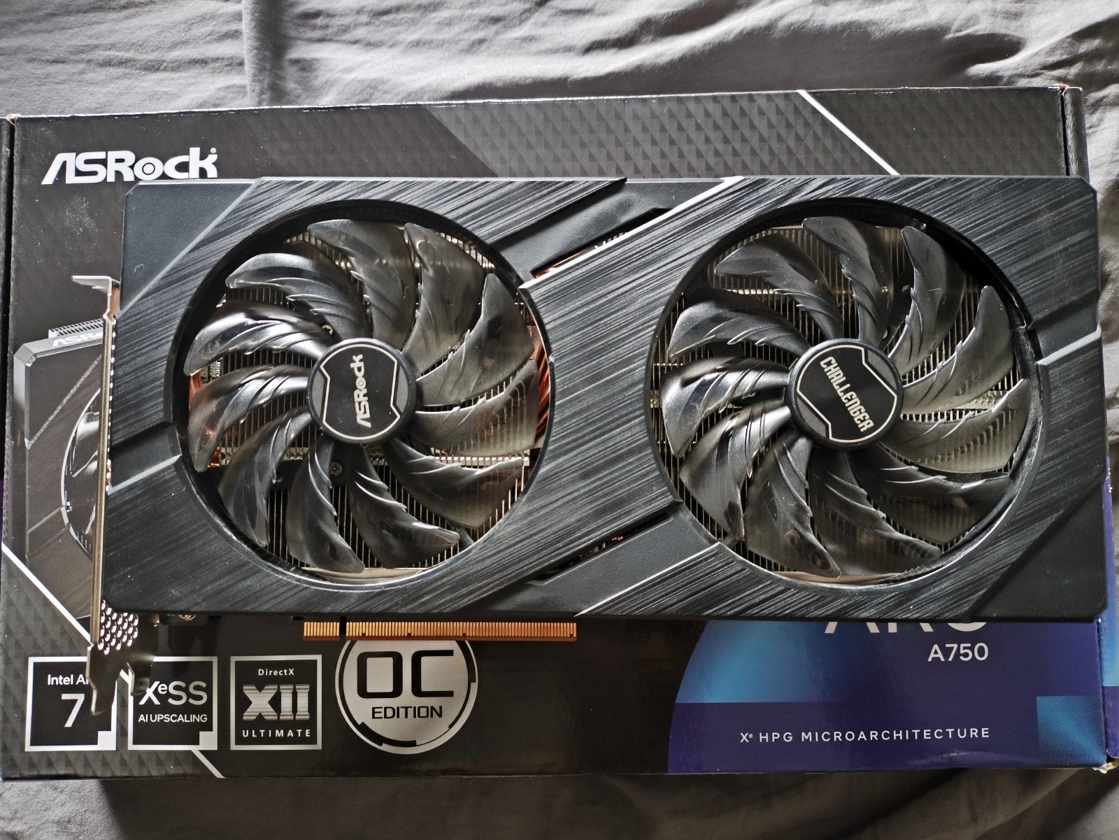 ASRock Intel Arc A750 Challenger D 8GB OC videokaart, Verzenden, GDDR6, PCI-Express 4