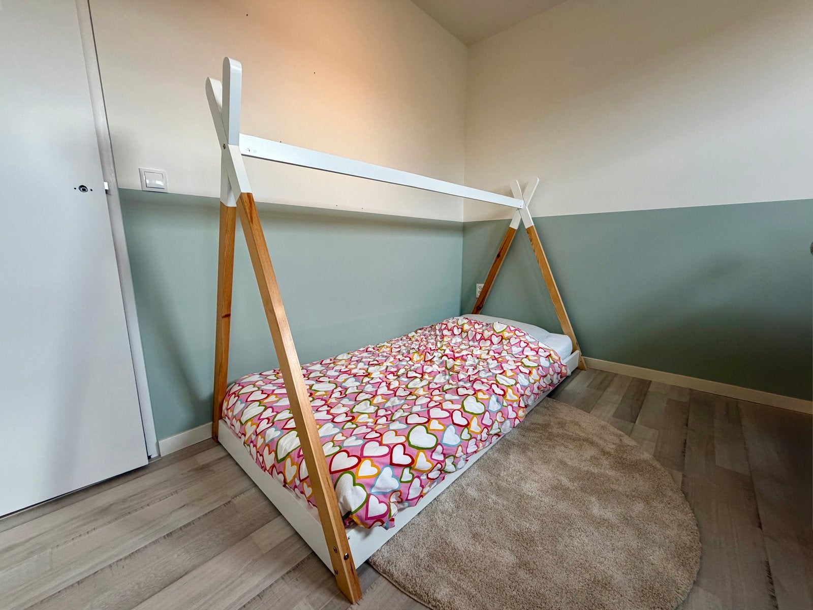 Vipack kinderbed in tipi-stijl - 90x200 cm, Ophalen, Gebruikt, 90 cm, Eenpersoons