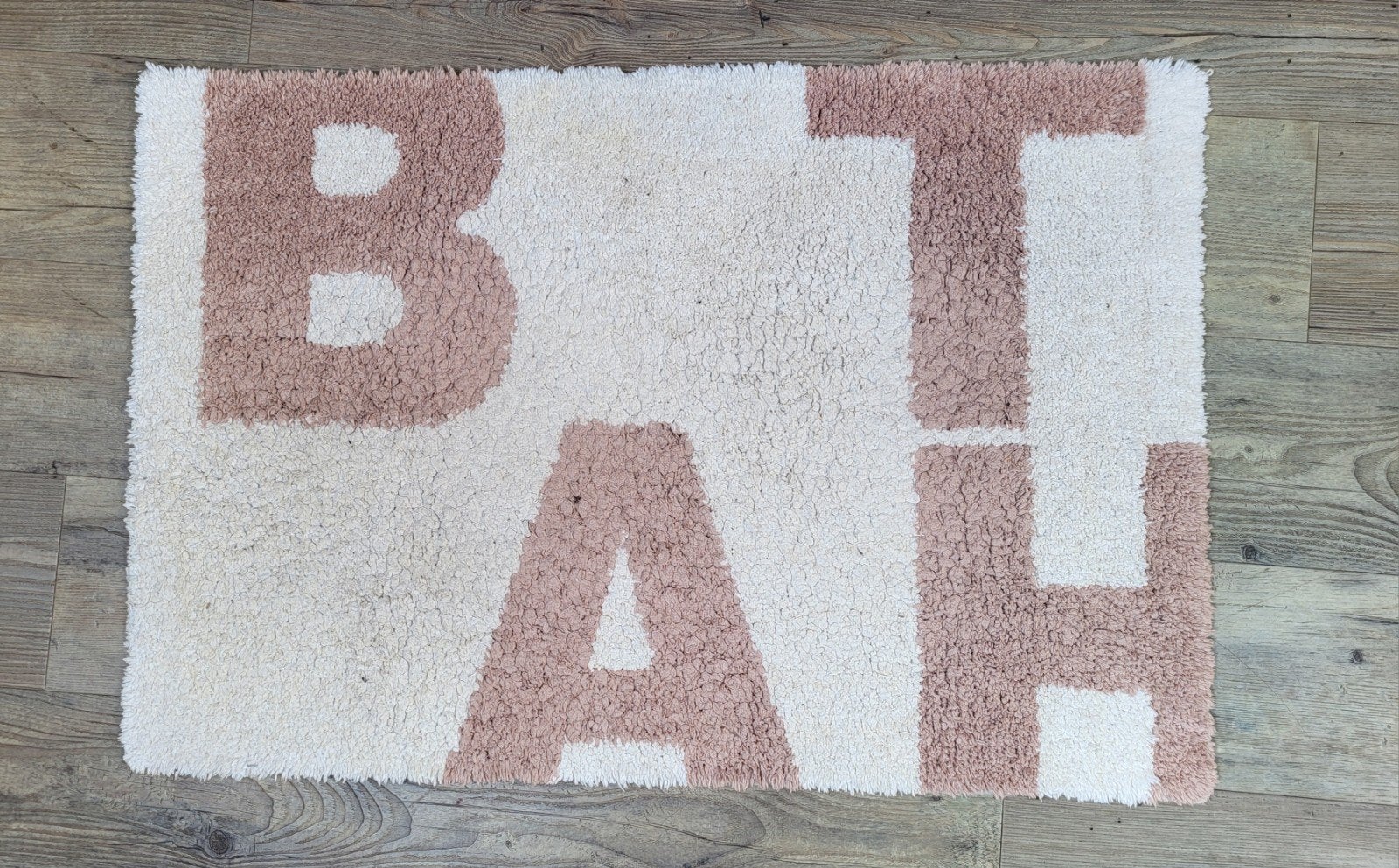 Badmat Sealskin "BATH" 89 X 60 cm, Gebruikt, Meerkleurig, Ophalen of Verzenden, Badmat