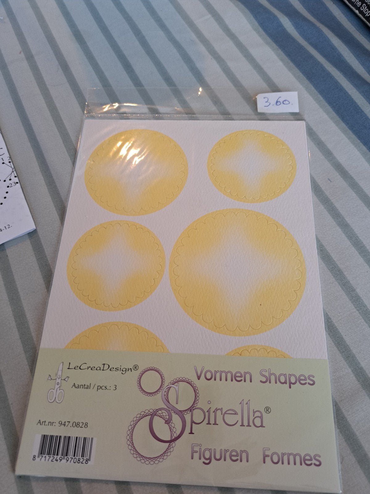LeCreaDesign Spirella Vormen Shapes Knutselmateriaal, Ophalen of Verzenden, Nieuw