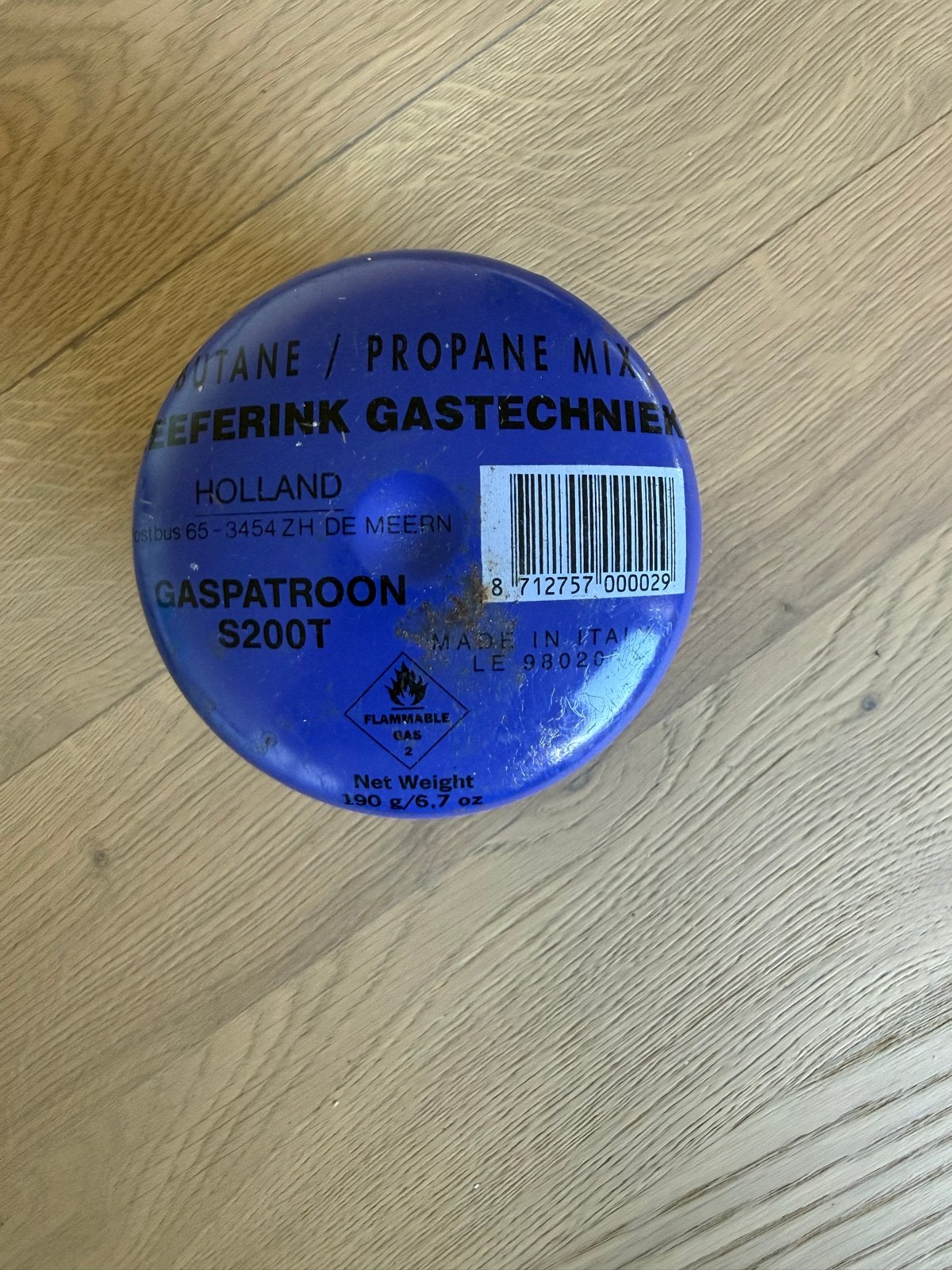 Gaspatroon S200T - Butaan/Propaan Mix 5 stuks, Caravans en Kamperen, Ophalen