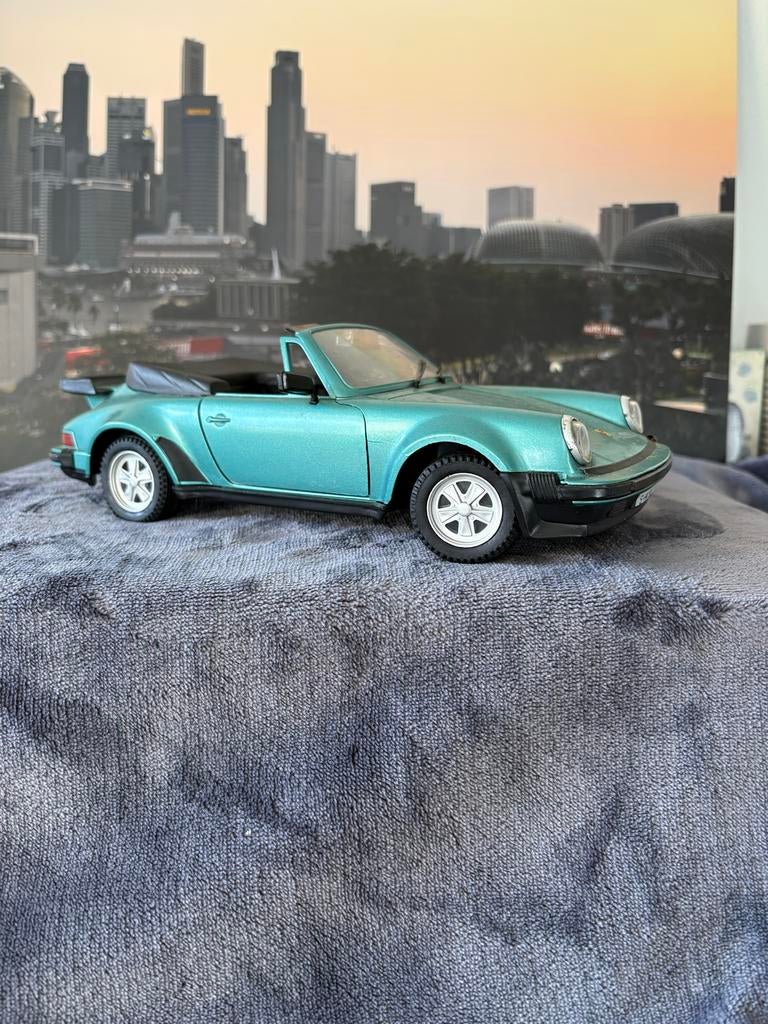 Porsche 911 Cabriolet jaren '80 Tonka schaal 1:16 Italië, Ophalen of Verzenden, Gebruikt, 1:9 t/m 1:12, Auto