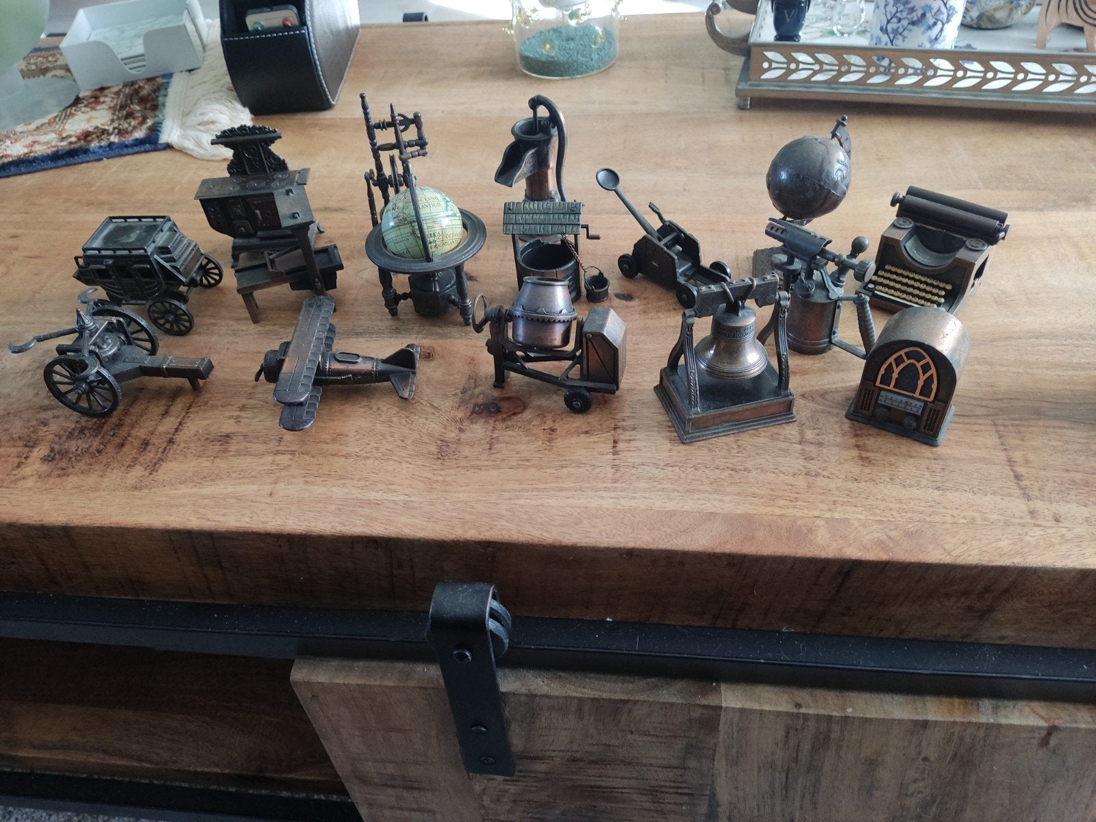 Set van 16 Vintage Miniatuur Puntenslijpers, Antiek en Kunst, Ophalen
