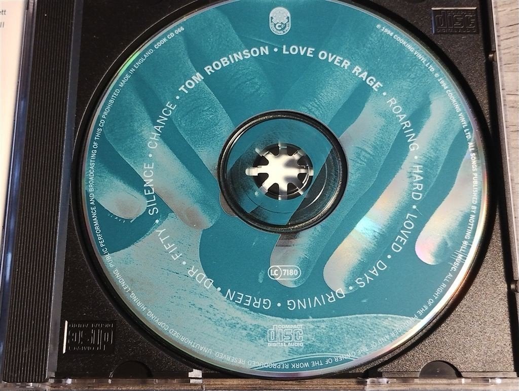 Tom Robinson - Love Over Rage, Ophalen of Verzenden, Zo goed als nieuw