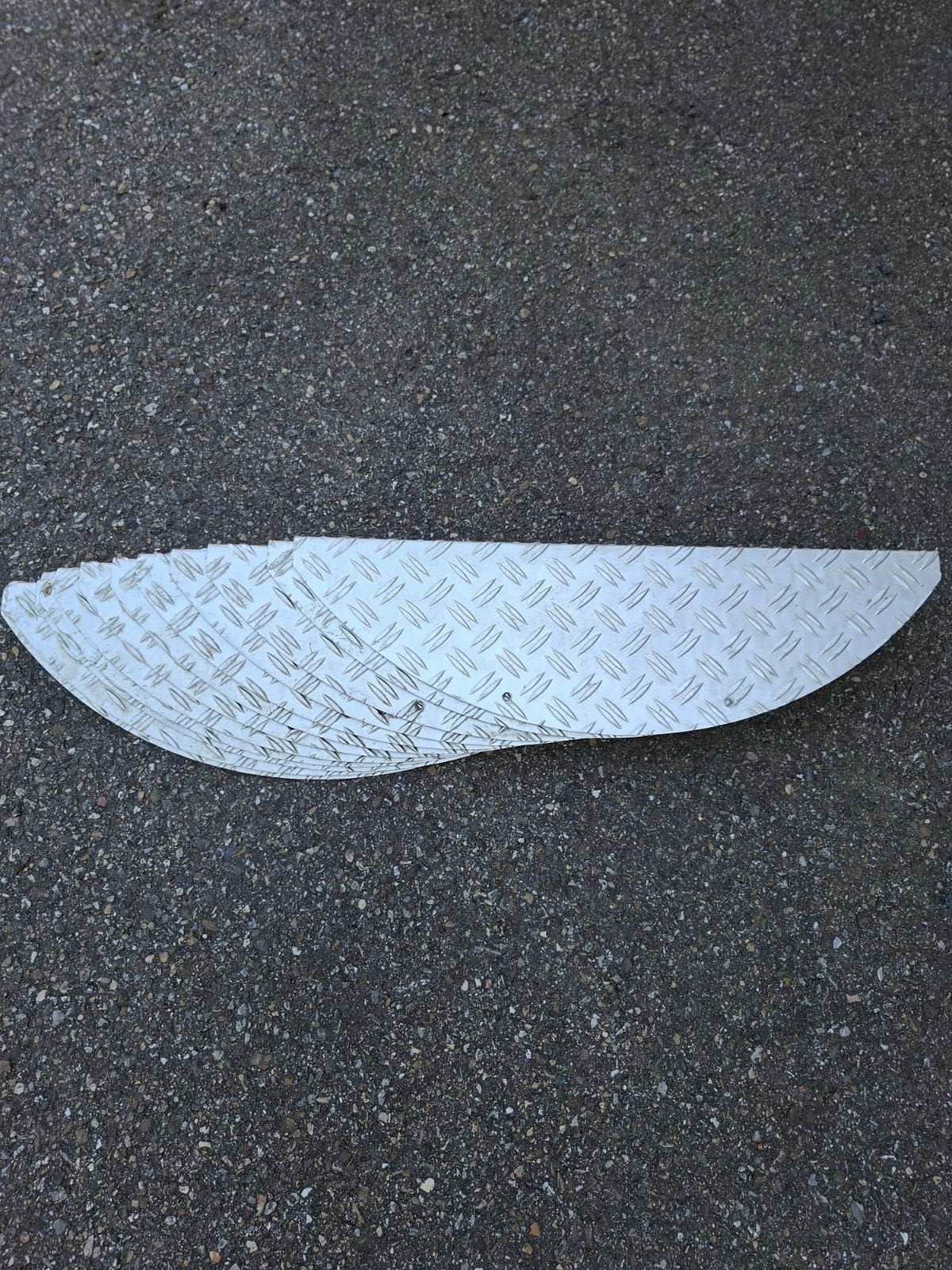 Metalen traplopers, halve maantjes, 12 stuks, Ophalen, Gebruikt, Trap