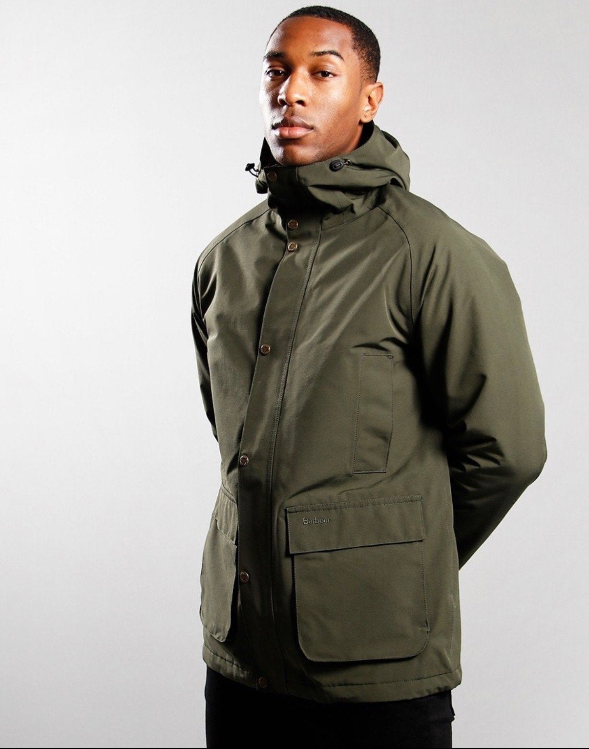 Barbour Bedale WP Hooded Jacket - Maat M, Ophalen of Verzenden, Zo goed als nieuw, Maat 48/50 (M), Groen