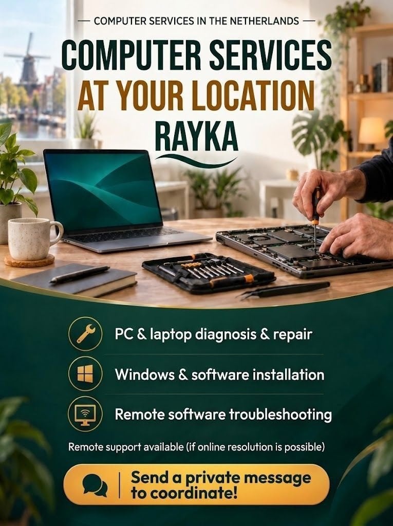 Laptop Reparatie- PC Hulp Aan Huis- Delft-Rotterdam-Den haag, Komt aan huis, Beveiliging en Viruspreventie
