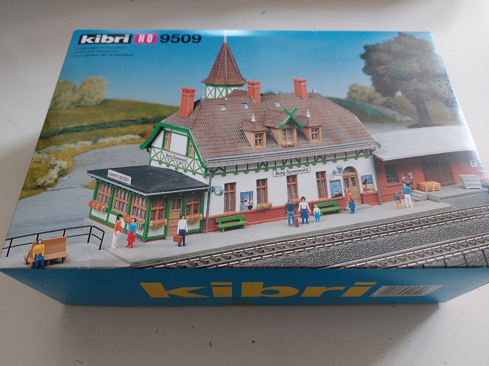 KIBRI 9509 Burg-Spreewald treinstation, Ophalen of Verzenden, Nieuw, Brug, Tunnel of Gebouw, Overige merken