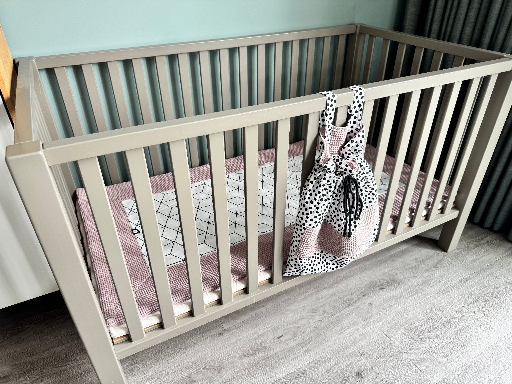 Quax Marie-Lucca XL tweelingbox incl. matras en 2x boxkleed, Kinderen en Baby's, Ophalen, Zo goed als nieuw, Rechthoekig, In hoogte verstelbaar