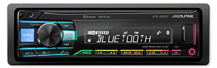 Alpine UTE-200BT autoradio mt bluetooth functie&variable LCD, Auto diversen, Autoradio's, Ophalen of Verzenden, Zo goed als nieuw