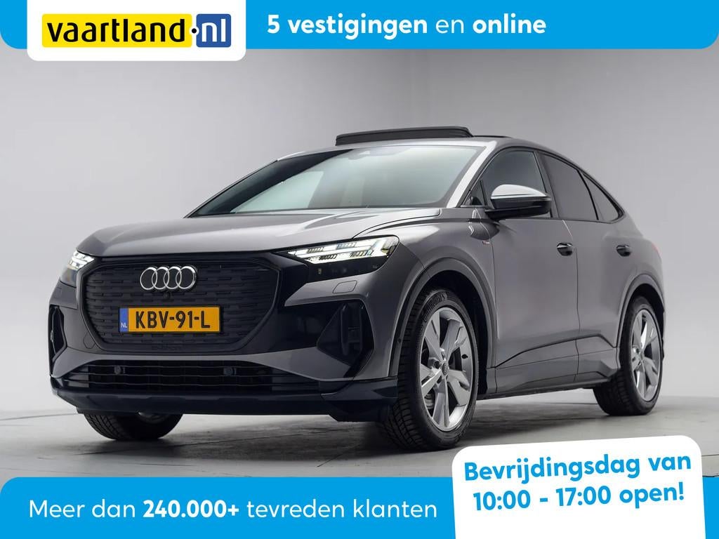 Audi Q4 Sportback e-tron 40 S Line Launch edition 82 kWh 3-f, Automaat, 0 cilinders, Gebruikt, Leder