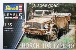 Modelbouw Revell 1:35 Horch 108 Type 40 - 3271 (1940 ) auto, Auto, Nieuw, Ophalen of Verzenden, 1:32 tot 1:50